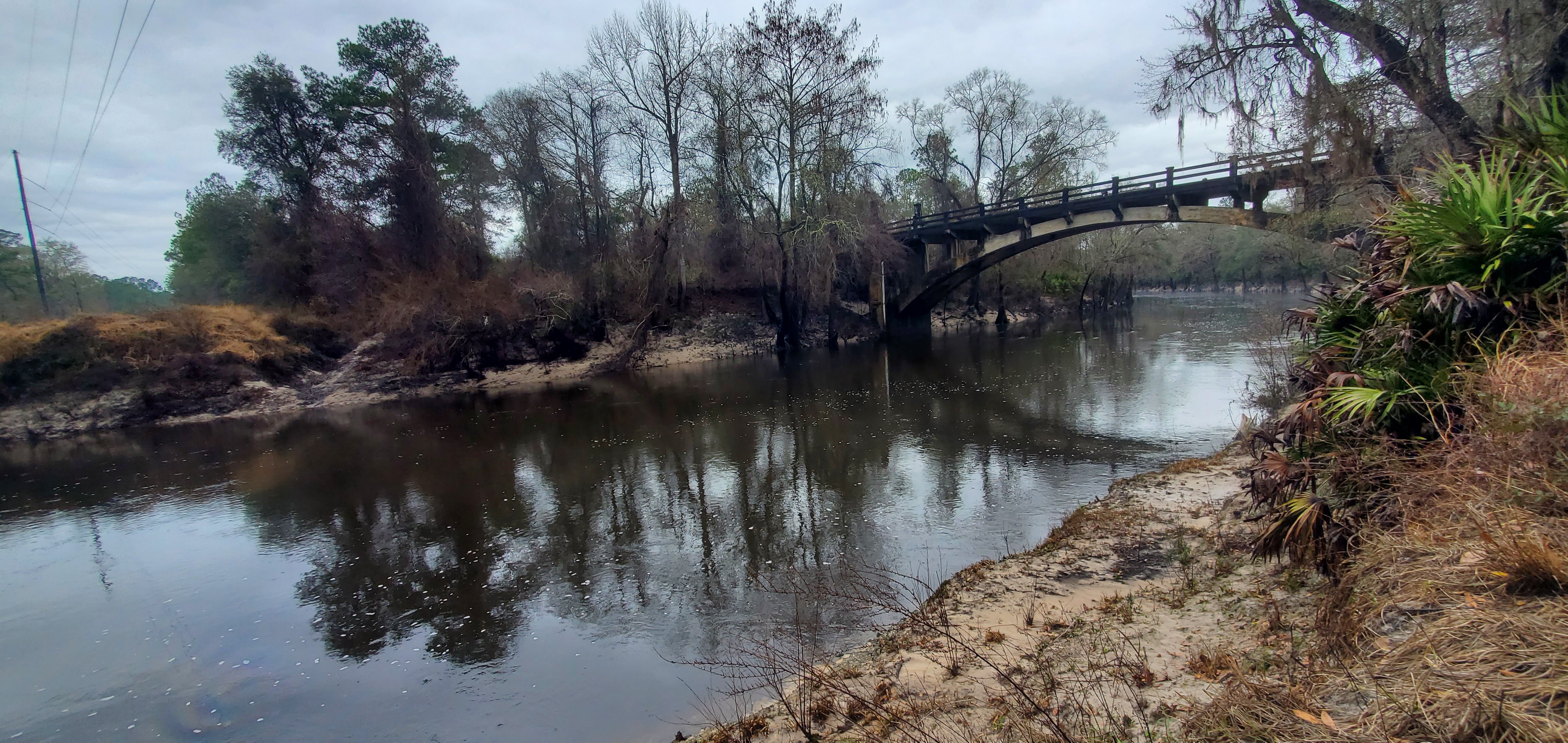 Spook Bridge upstream, 08:52:42, 30.7893656, -83.4512078