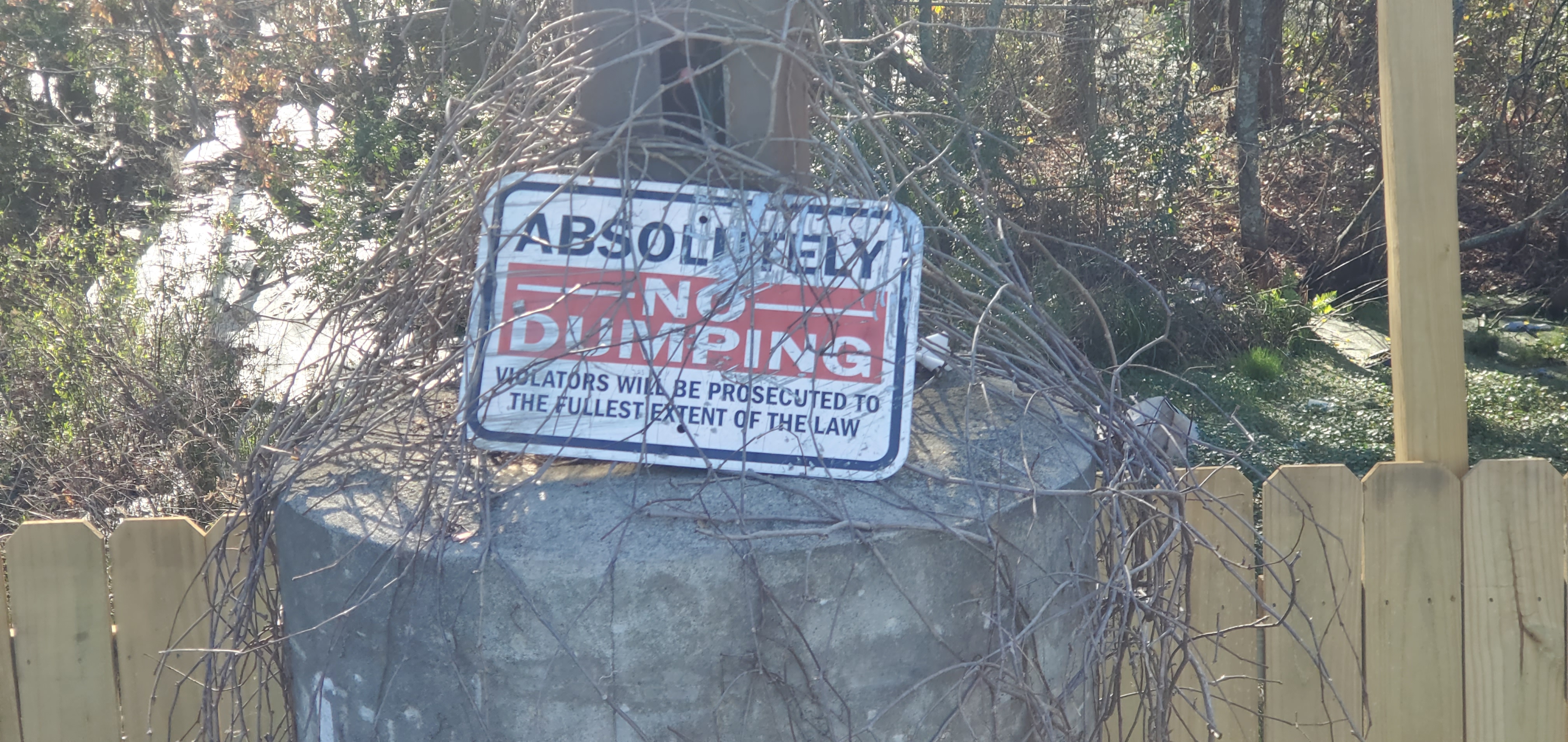 Absolutely No Dumping, 09:31:27, 30.6406656, -83.1885083