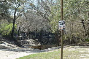 [Knights Ferry Boat Ramp Sign, Withlacoochee River]