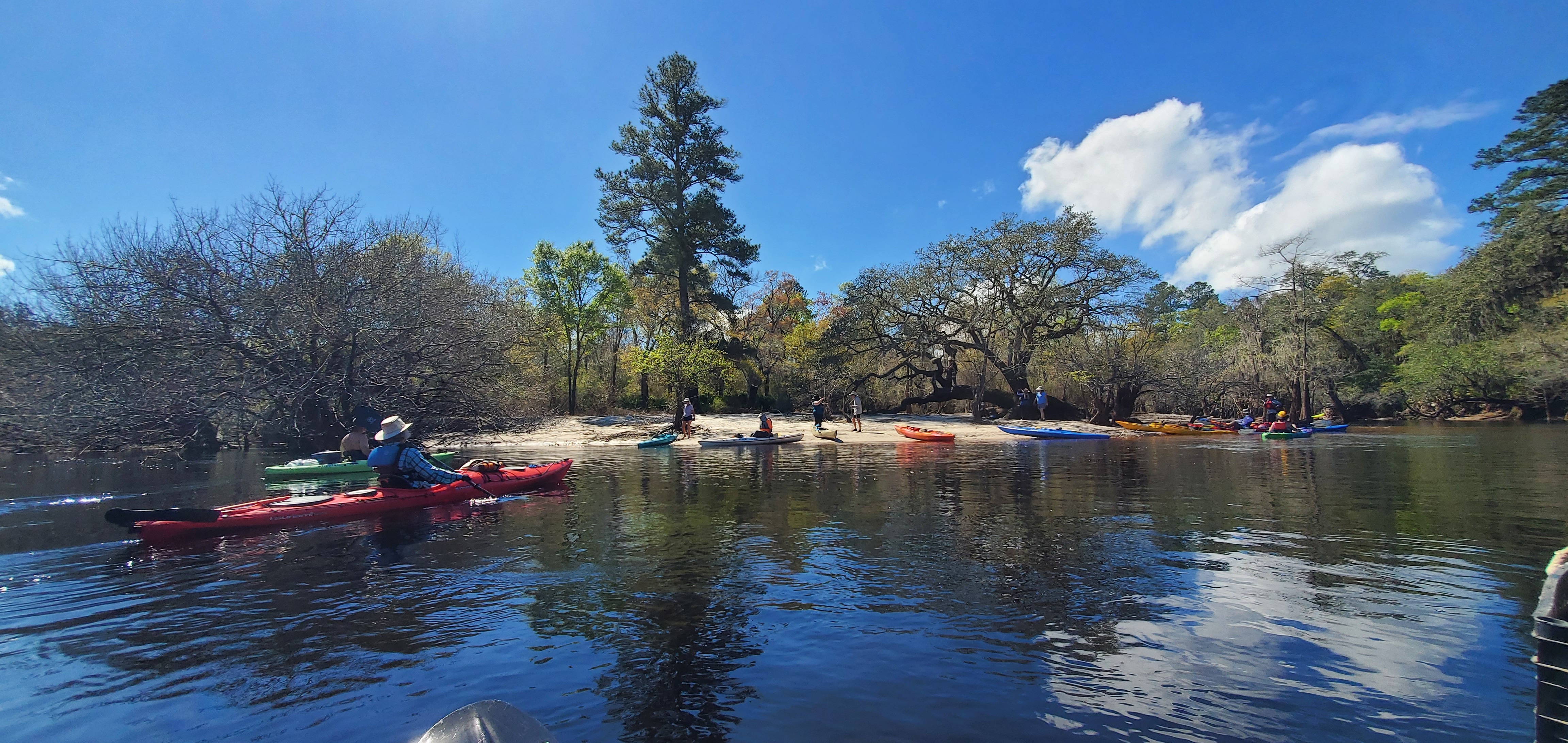 Left bank lunch stop, 11:23:24, 30.6516970, -82.5948247