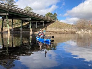 [Suwannee Riverkeeper John S. Quarterman at US 441 Bridge, 30.6818250, -82.5600660]