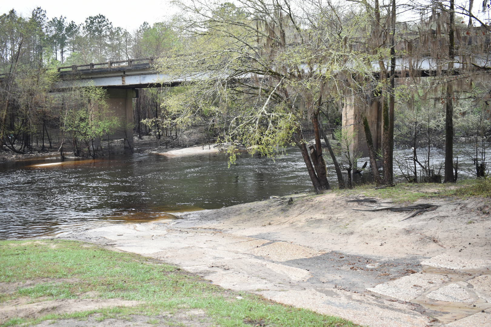 Nankin Boat Ramp, Withlacoochee River @ Clyattville-Nankin Road 2022-03-10