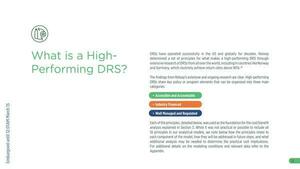 [What is a High Performing DRS?]