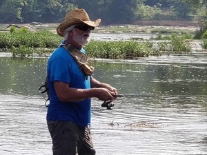 [Gordon Rogers, Flint Riverkeeper, fishing]