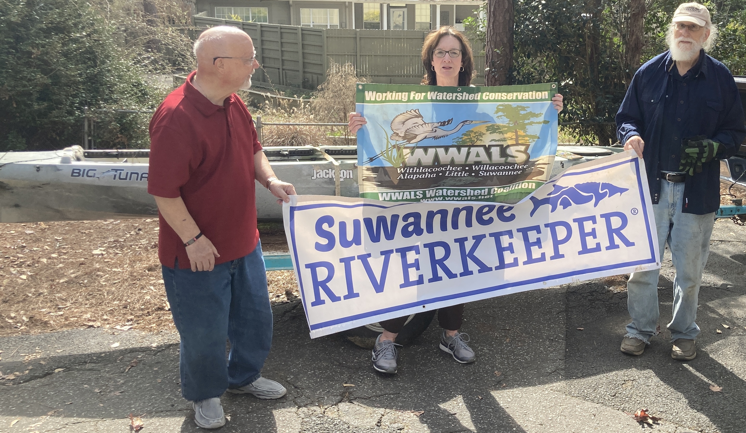 Frank and Sissy Norman, Suwannee Riverkeeper John S. Quarterman