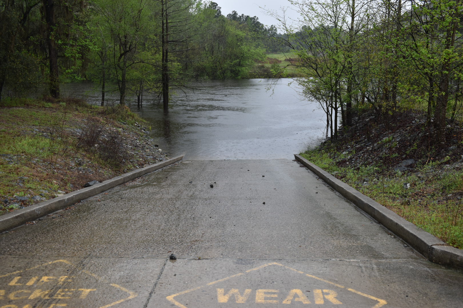 State Line Boat Ramp, Withlacoochee River @ GA 133 2022-03-24