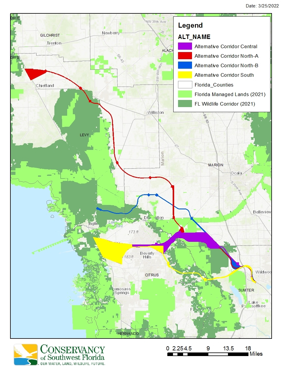 Toll Road Routes by Conservancy of Southwest Florida