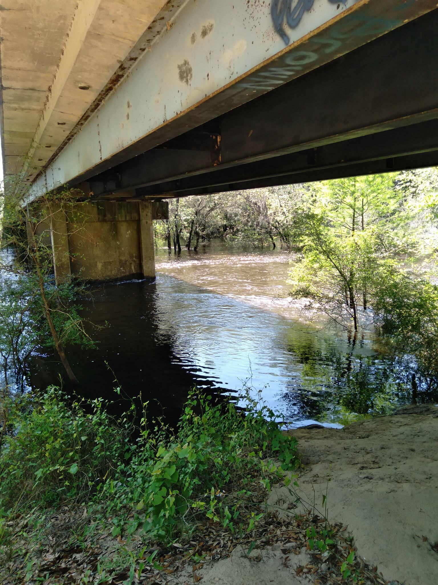 Nankin Boat Ramp Bridge, Withlacoochee River @ Clyattville-Nankin Road 2022-04-15