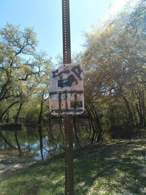 [Knights Ferry Boat Ramp Sign, Withlacoochee River 2022-04-15]