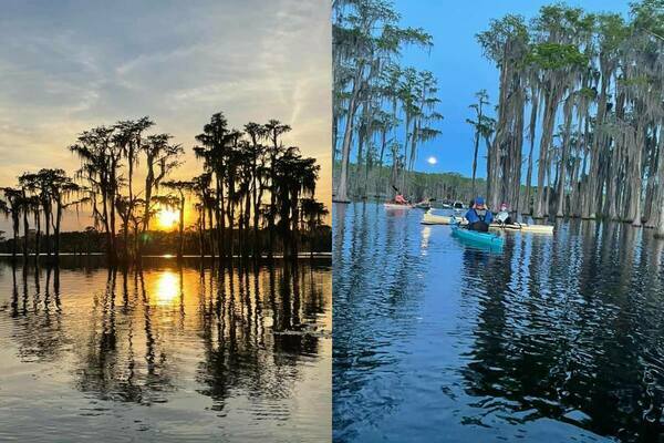 [Sunset and Moonrise 2021-04-26; Photos: Bobby McKenzie]