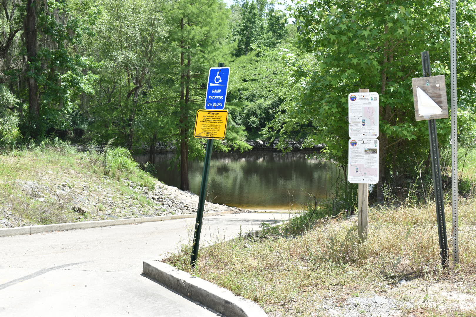 State Line Boat Ramp Sign, Withlacoochee River @ GA 133 2022-05-05