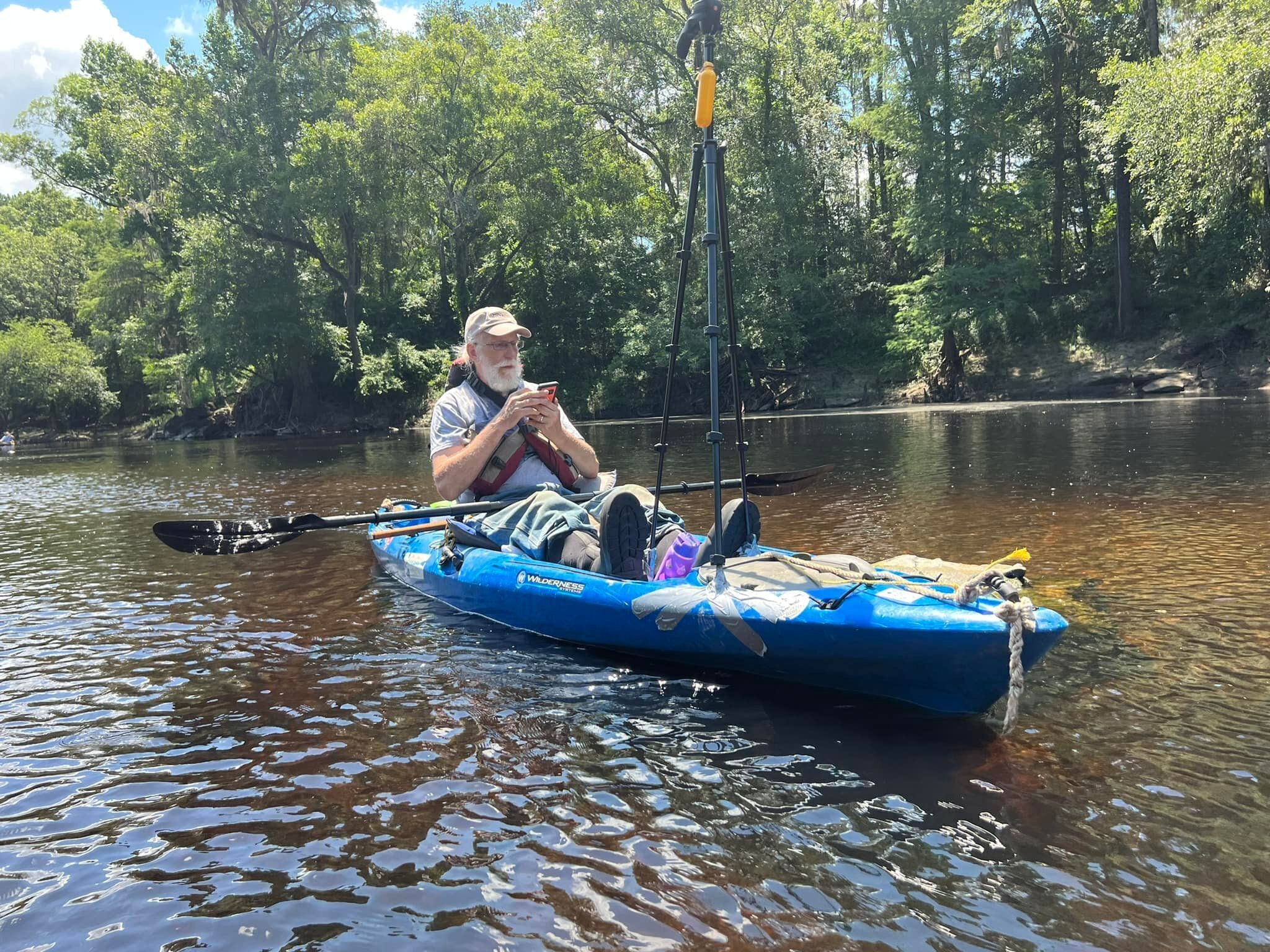 Suwannee Riverkeeper with GOPRO360 --Julie Bowland