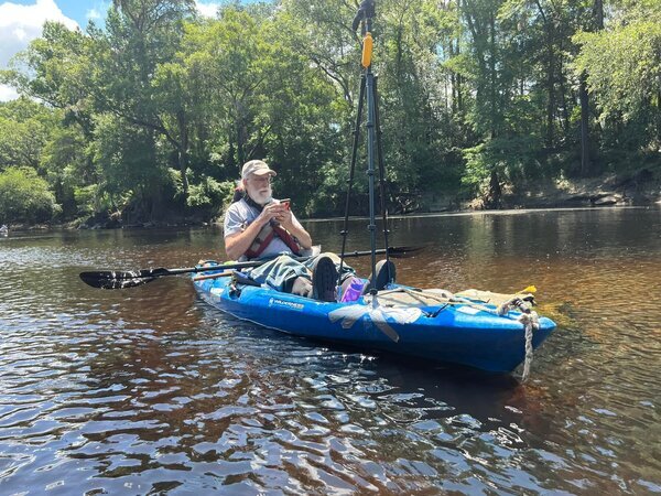 [Suwannee Riverkeeper with GOPRO360 --Julie Bowland]