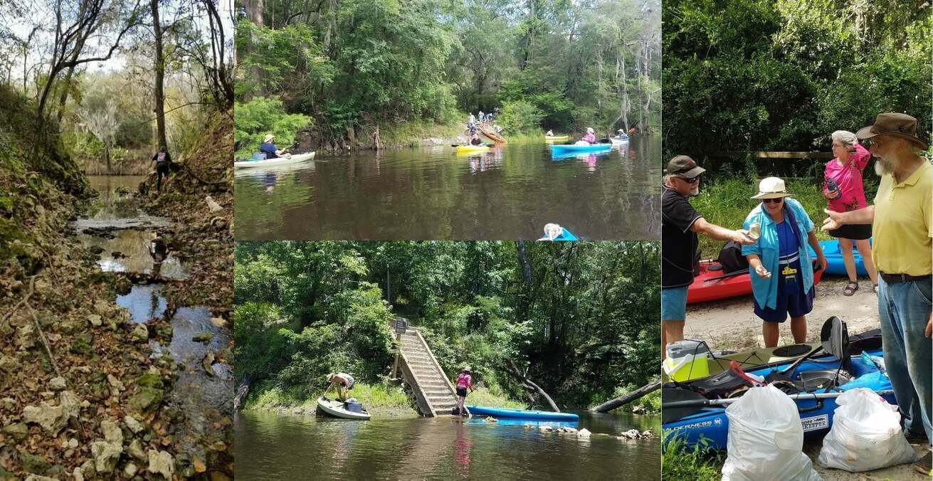 [Distributary, Boats, Withlacoochee River, Hardee Spring, Trash]