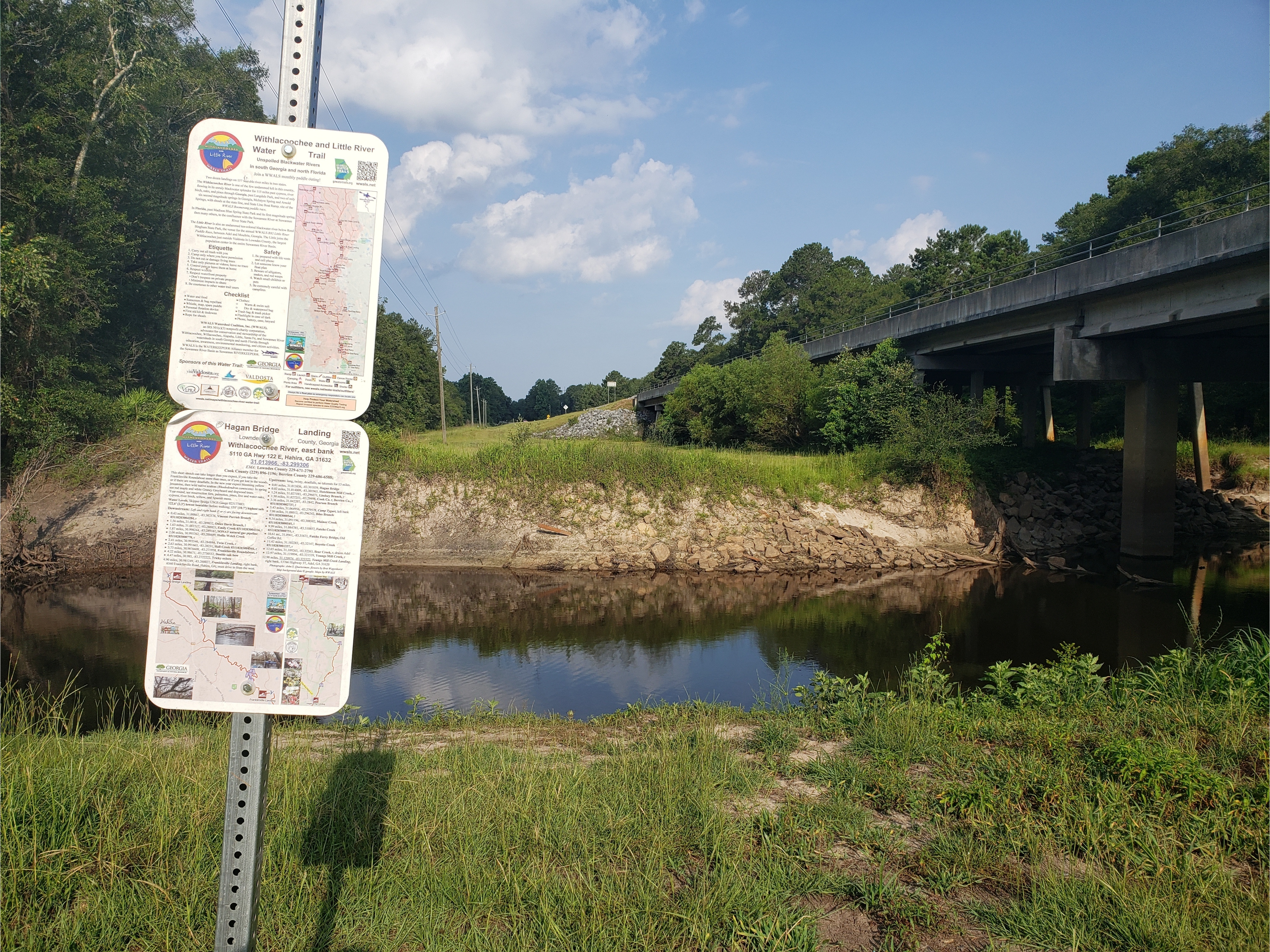 Hagan Bridge Landing, Withlacoochee River @ GA 122 2022-06-16