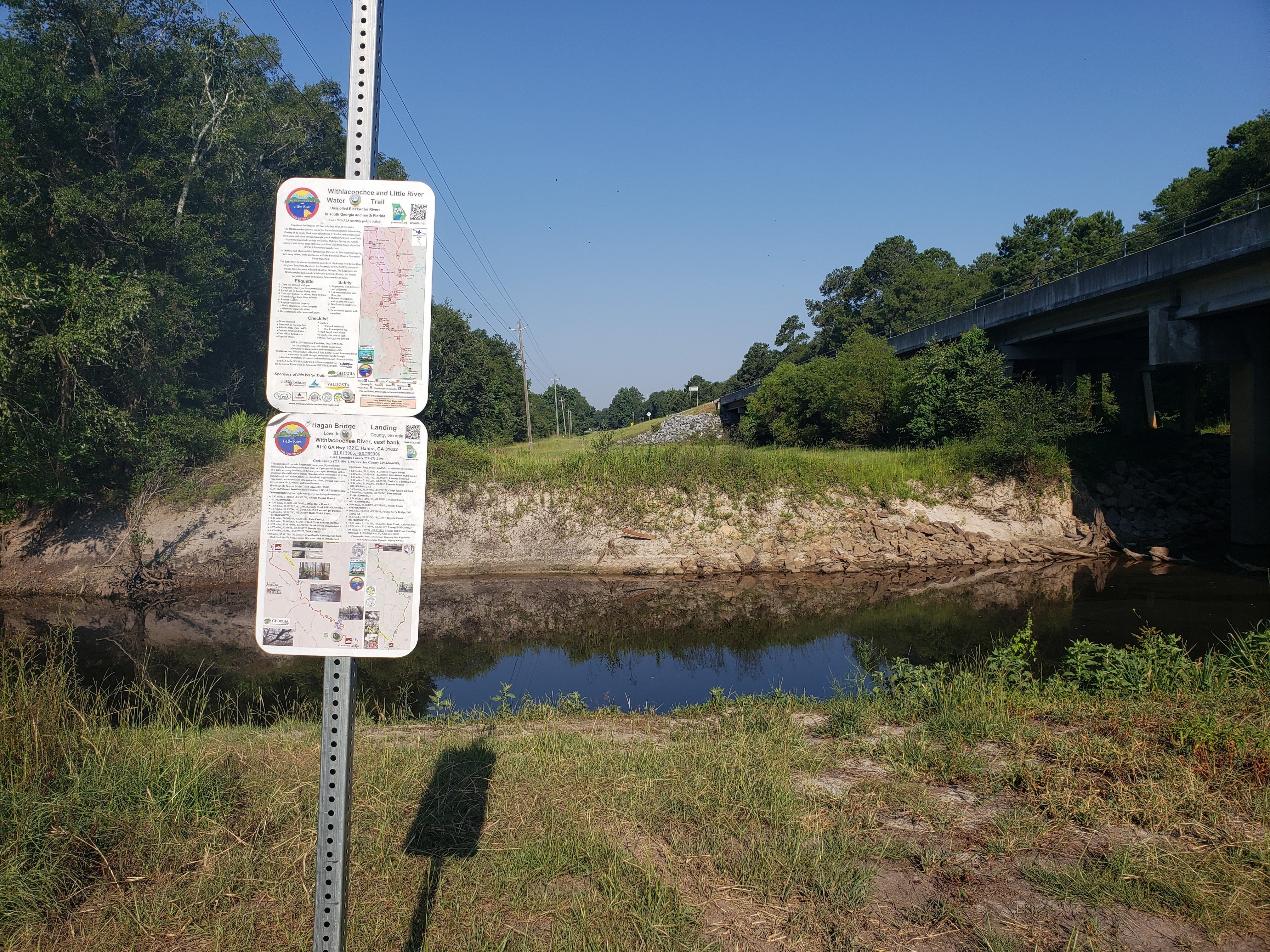 Hagan Bridge Landing, Withlacoochee River @ GA 122 2022-06-23