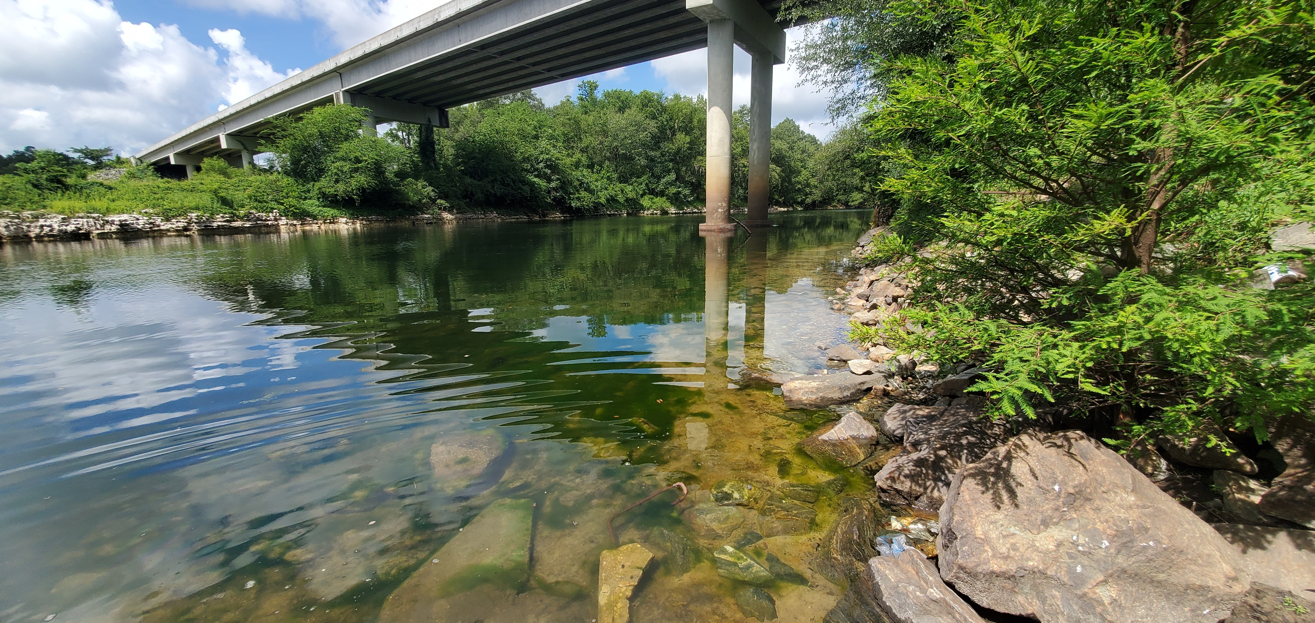 Upstream, State Line Boat Ramp, 11:40:32, 30.6357536, -83.3112776