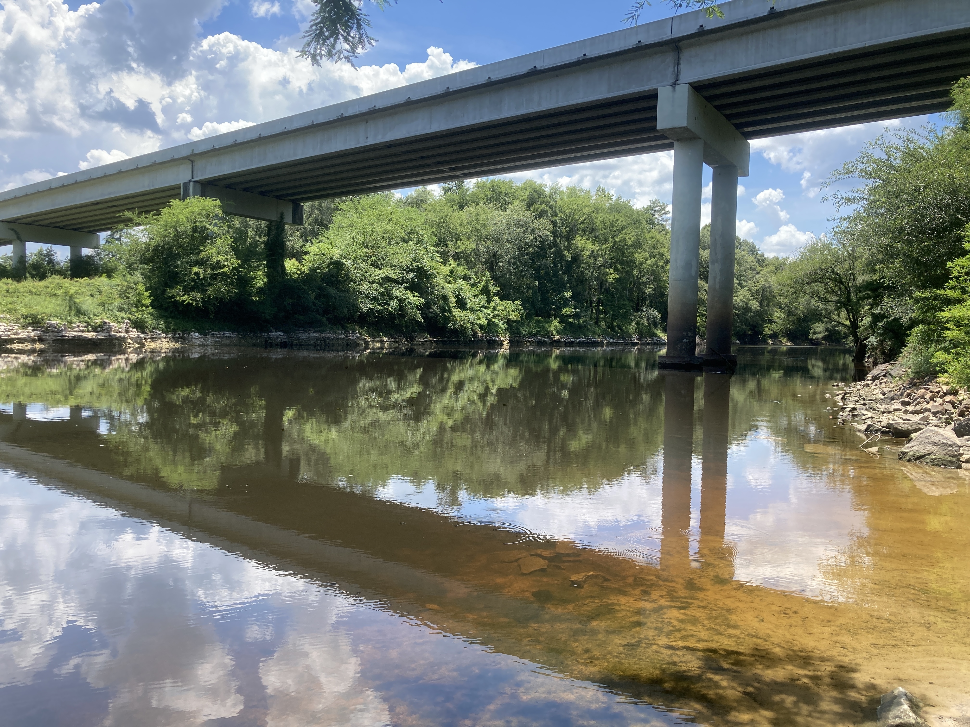 Upstream, State Line Boat Ramp 2022-07-05