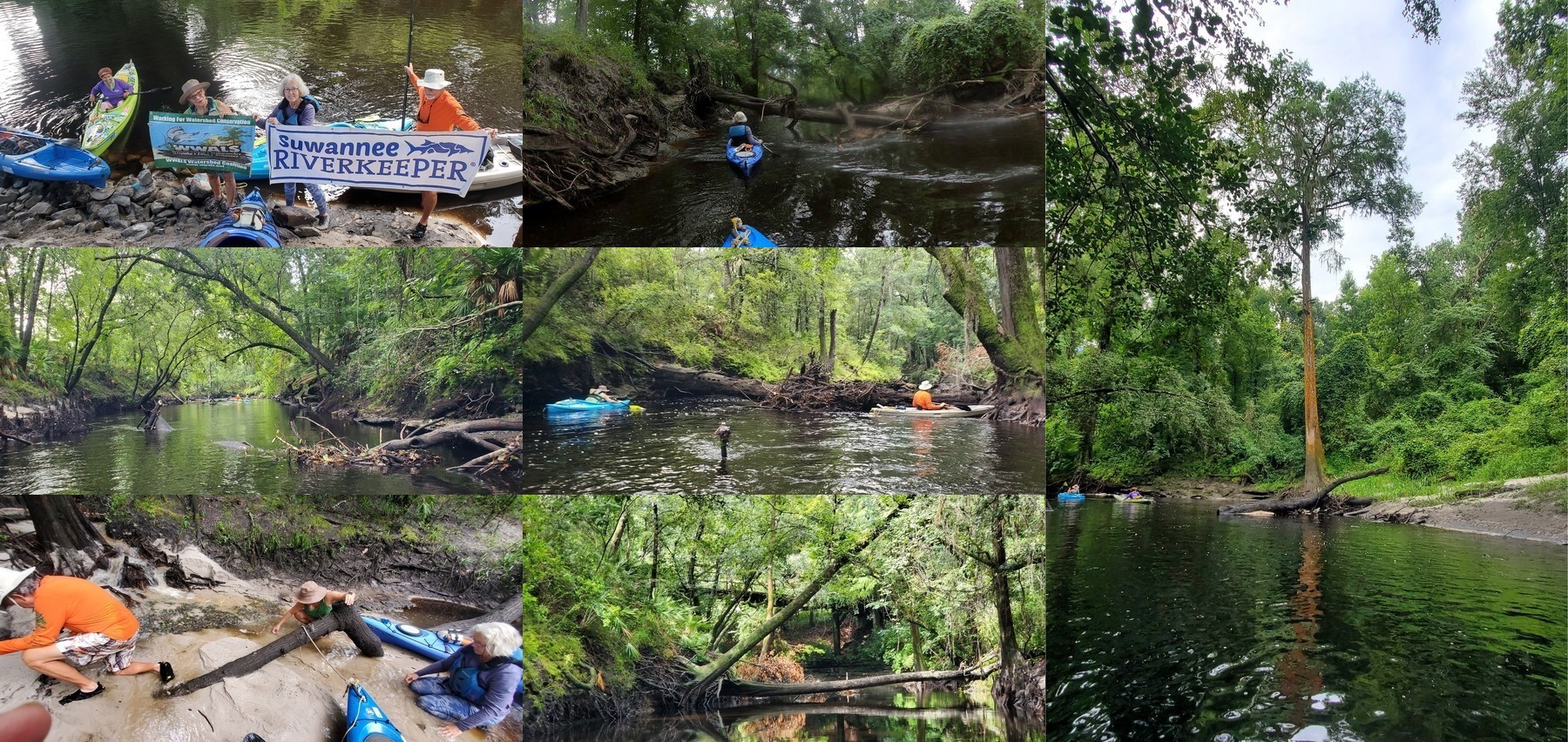 [Collage, Alapahoochee Adventures 2022-07-09]