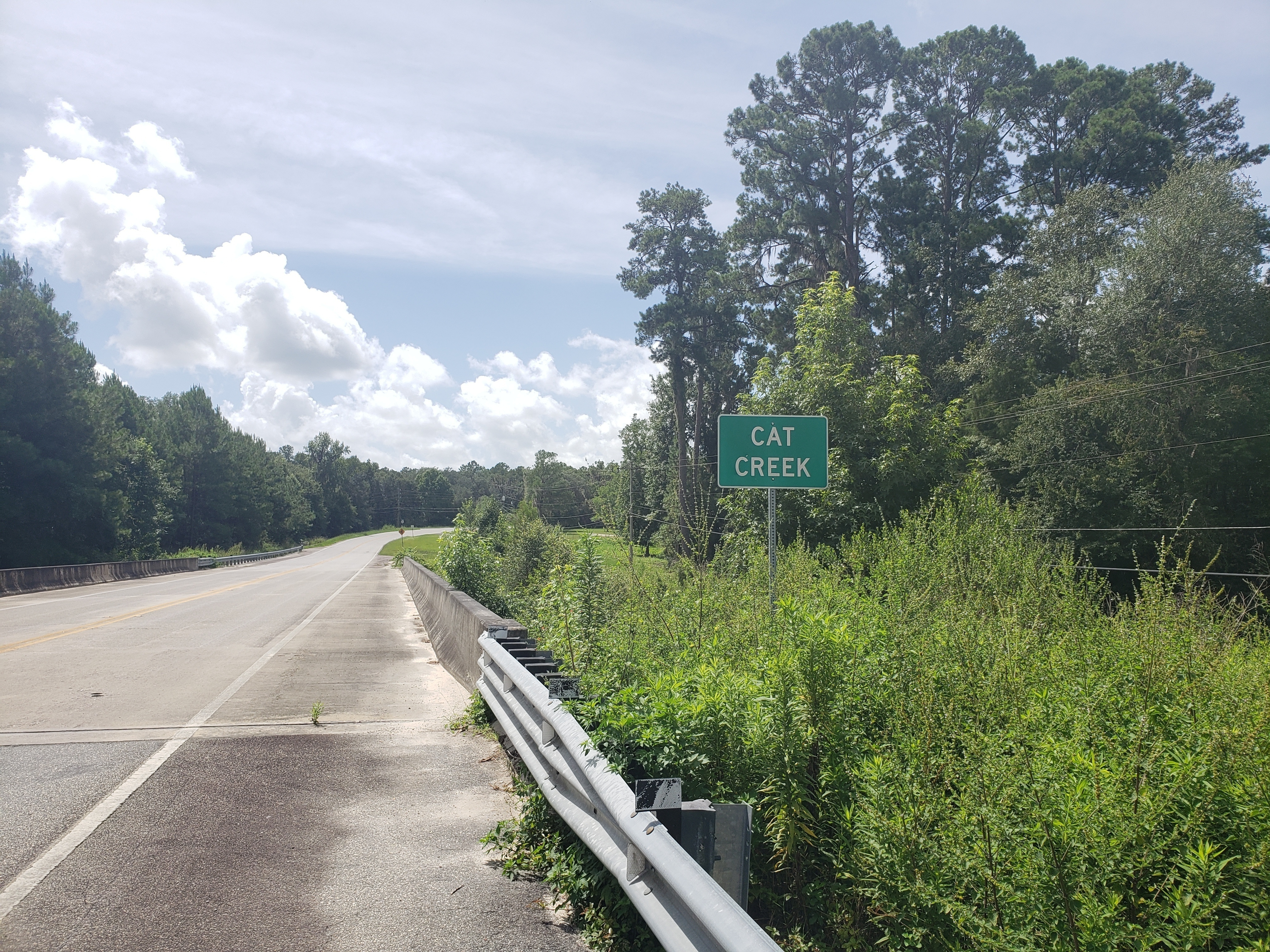 Sign, Cat Creek @ Cat Creek Road 2022-07-21