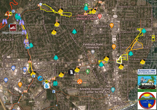 [Map: Lee St. Detention Pond in WWALS WLRWT Map]