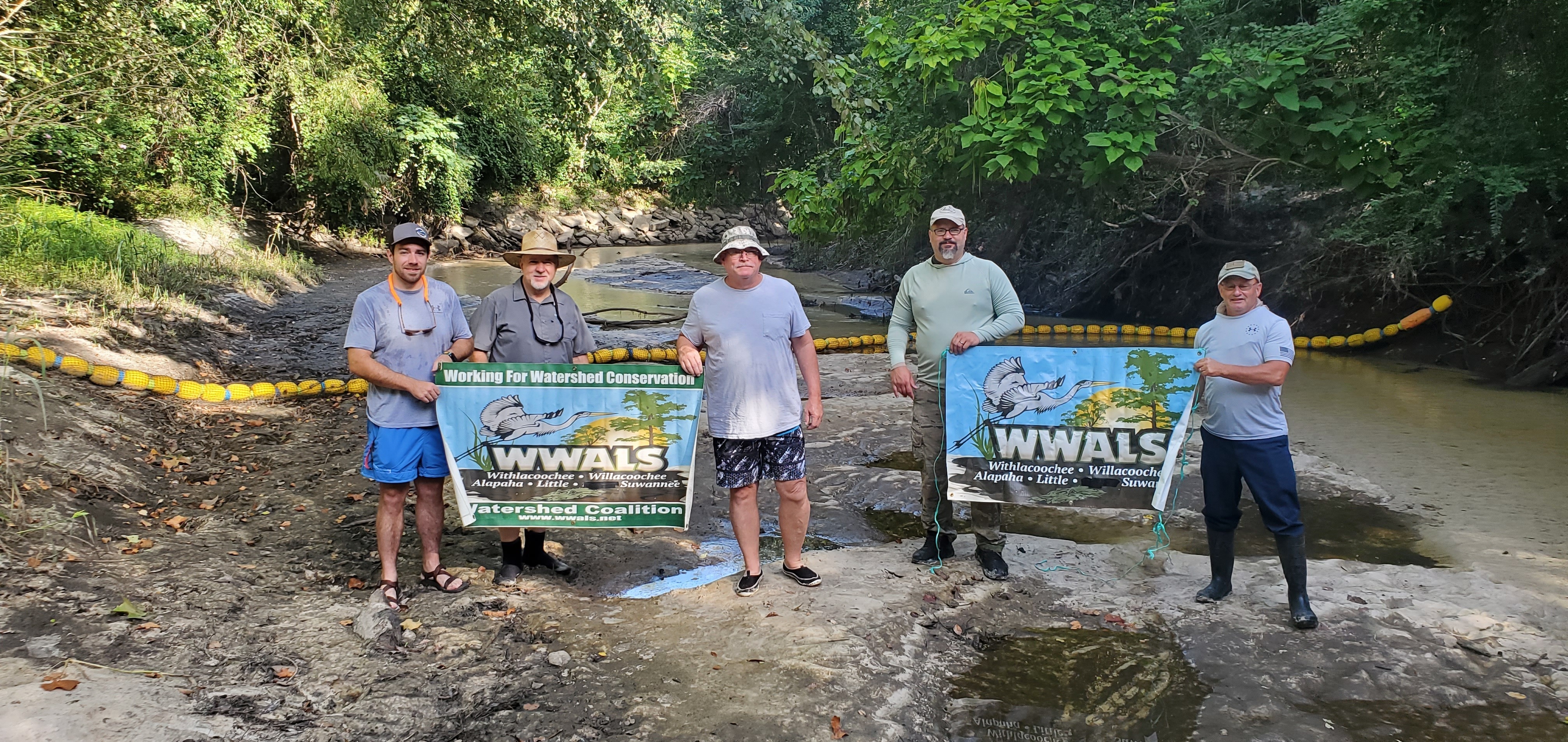 Banners: Grant and Art Herring, Shawn O'Connor, Bobby McKenzie, Russell Allen McBride, 09:05:27, 30.8624109, -83.3185604