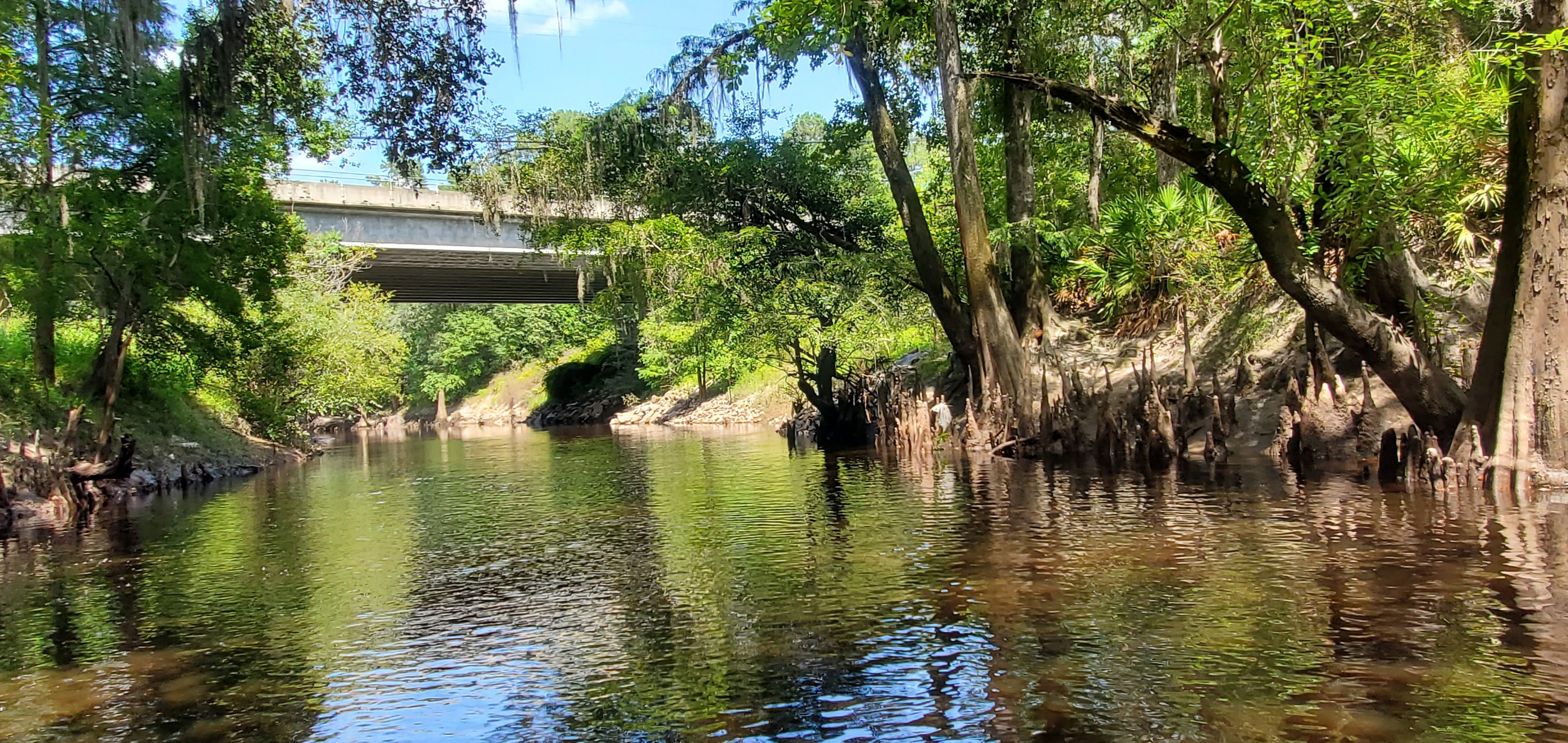 GA 133 Bridge from downstream, 15:15:12, 30.8497406, -83.3401822