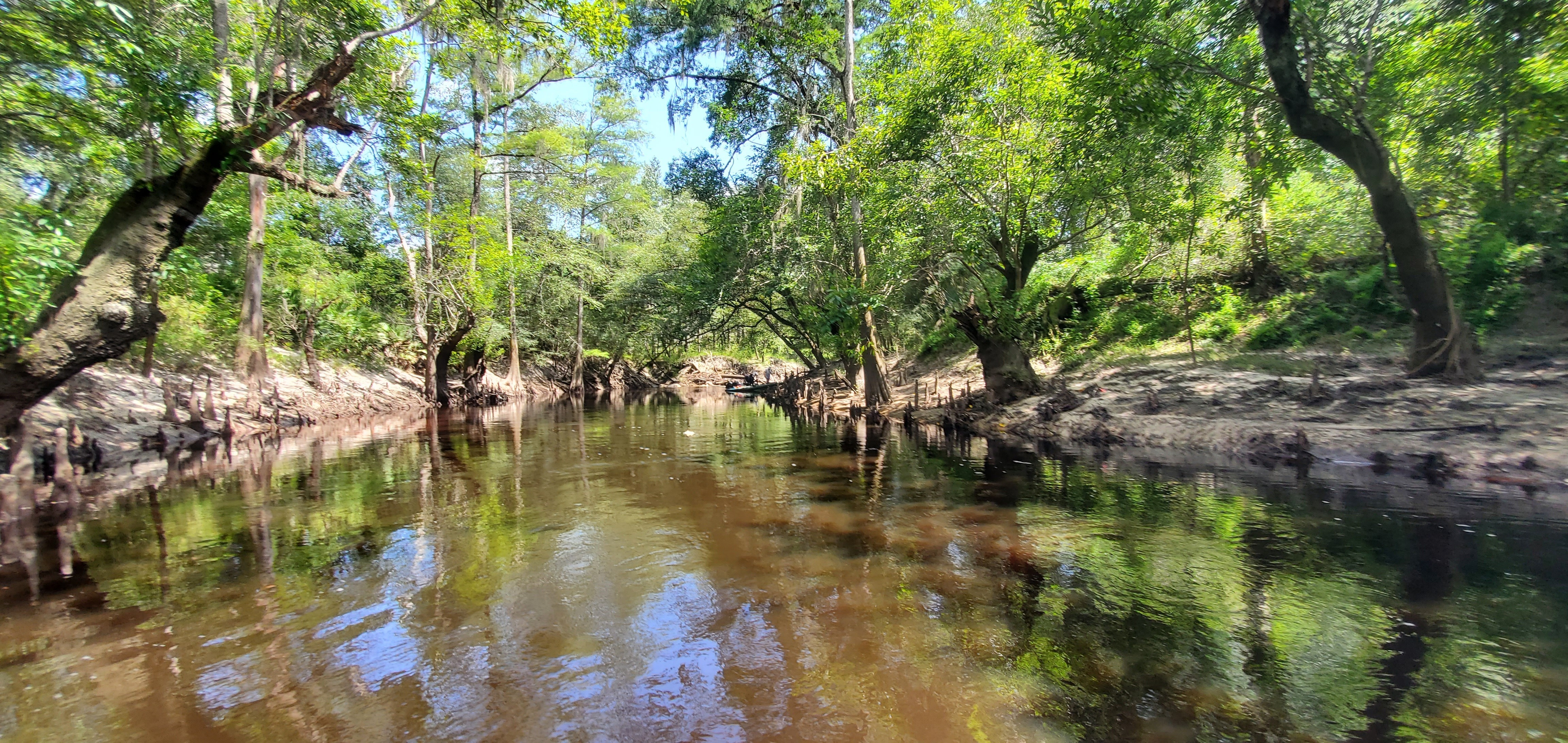 Boats ahead at Troupville Cutoff Deadfall, 15:33:46, 30.8465979, -83.3425550