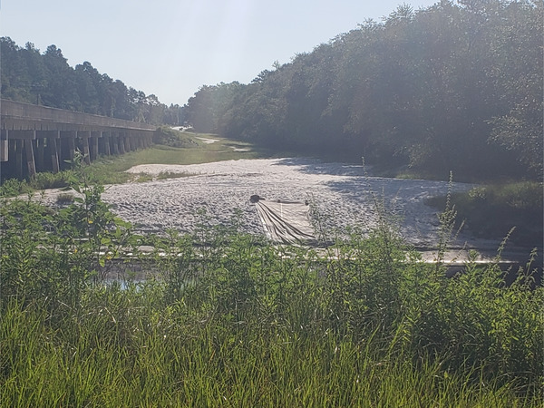 Tarp slide, Lakeland Boat Ramp 2022-08-04