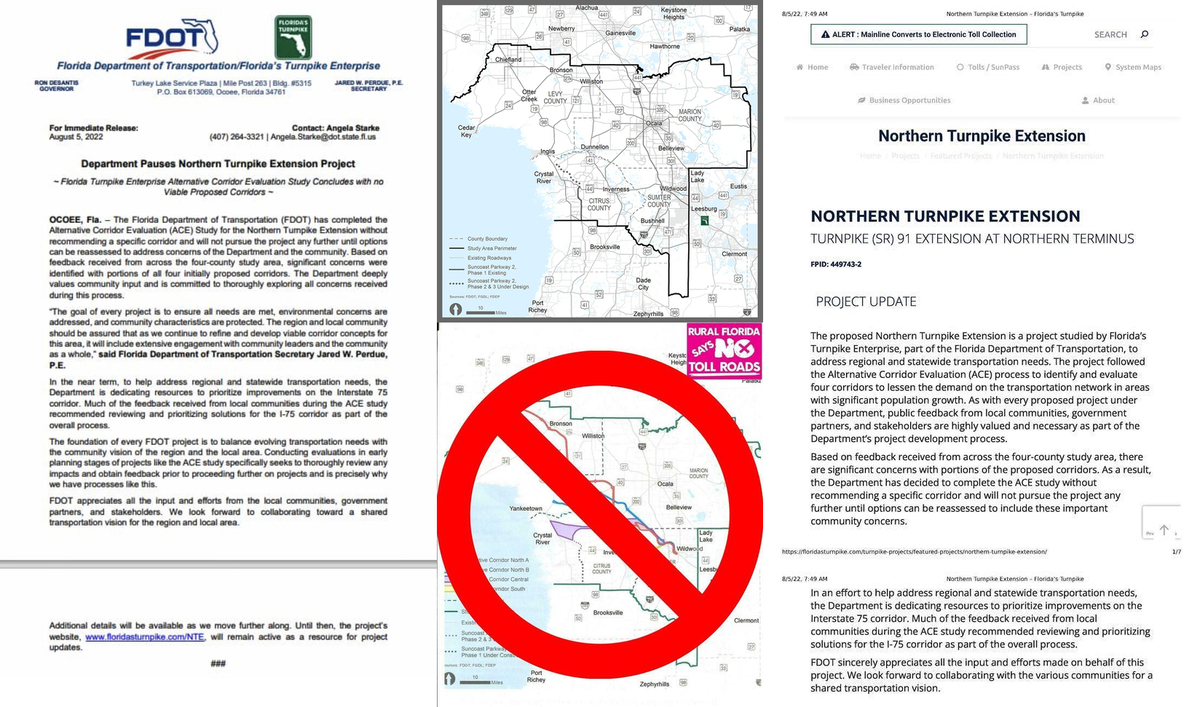 [FDOT PR, NTE Project Update, Study Area]