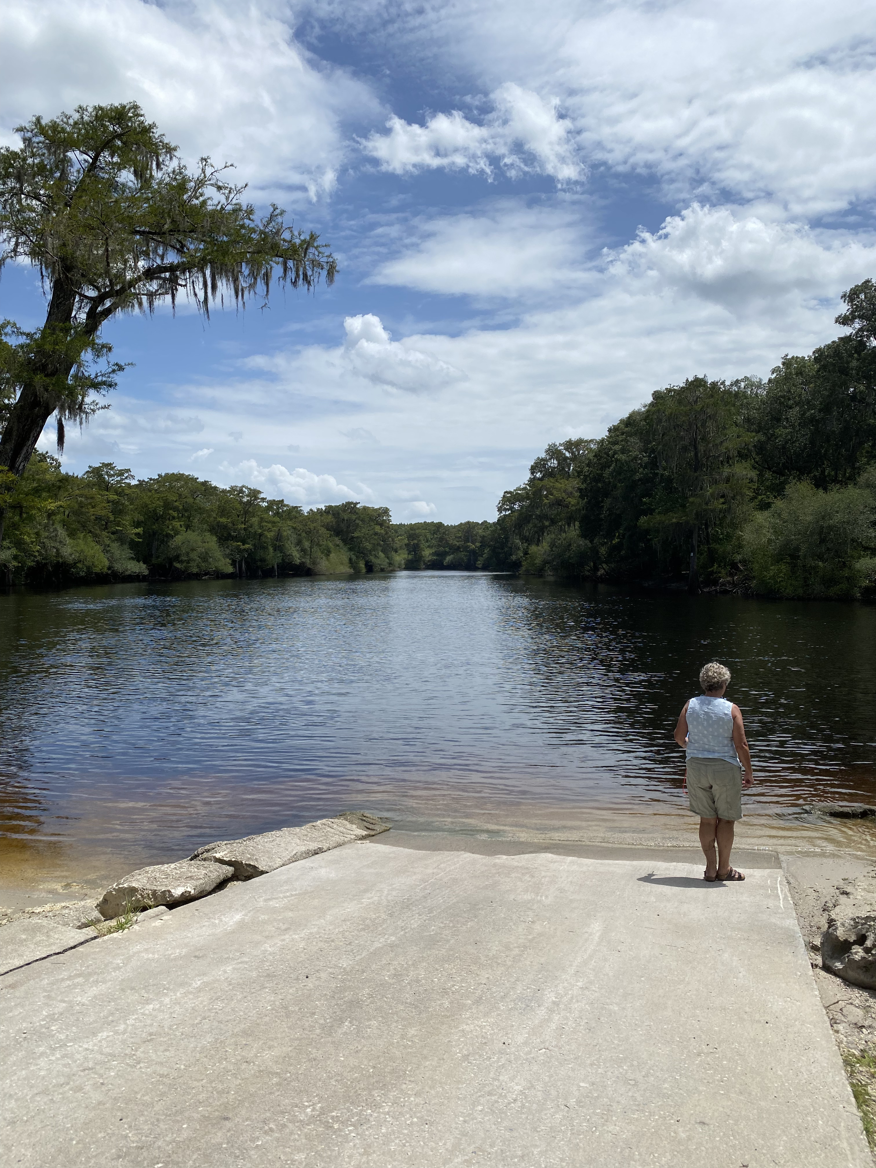 Columbia County Boat Ramp, Santa Fe River, TREPO 2022-08-12