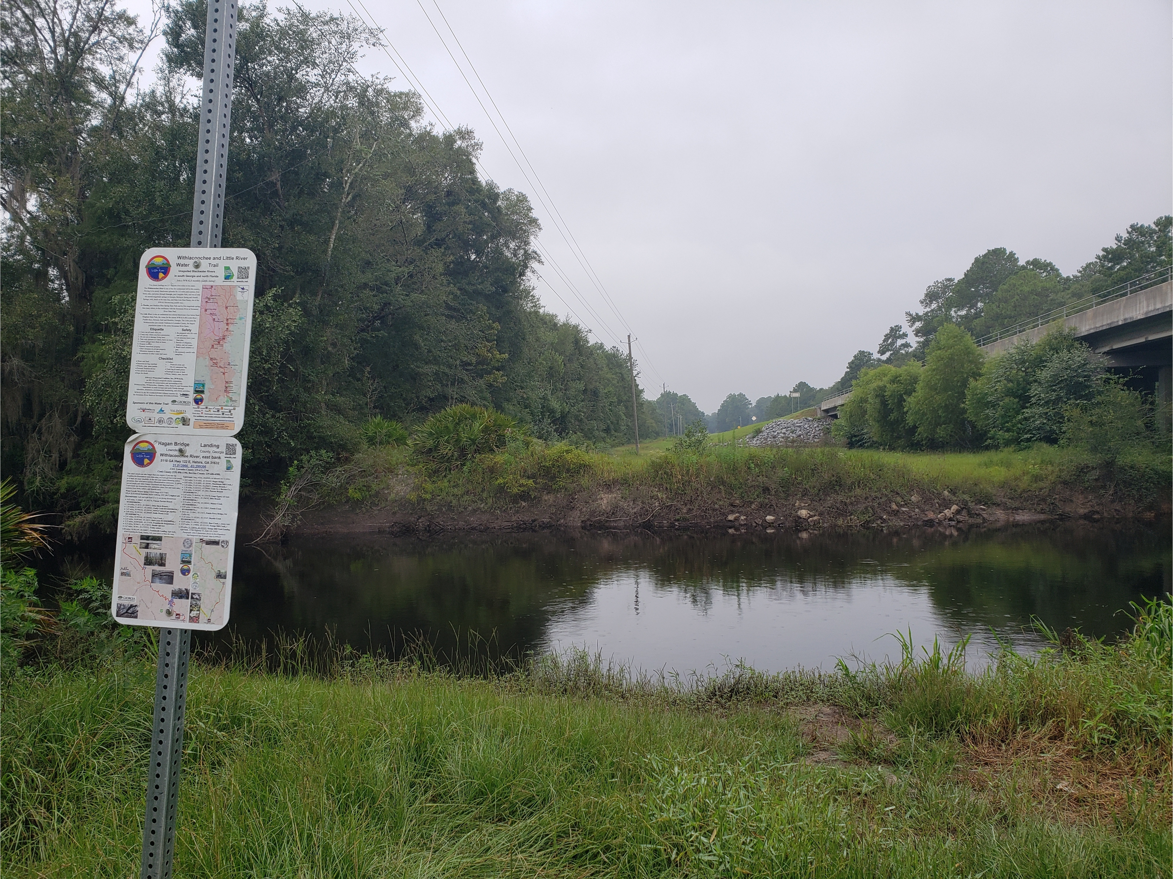 Hagan Bridge Landing, Withlacoochee River @ GA 122 2022-08-18