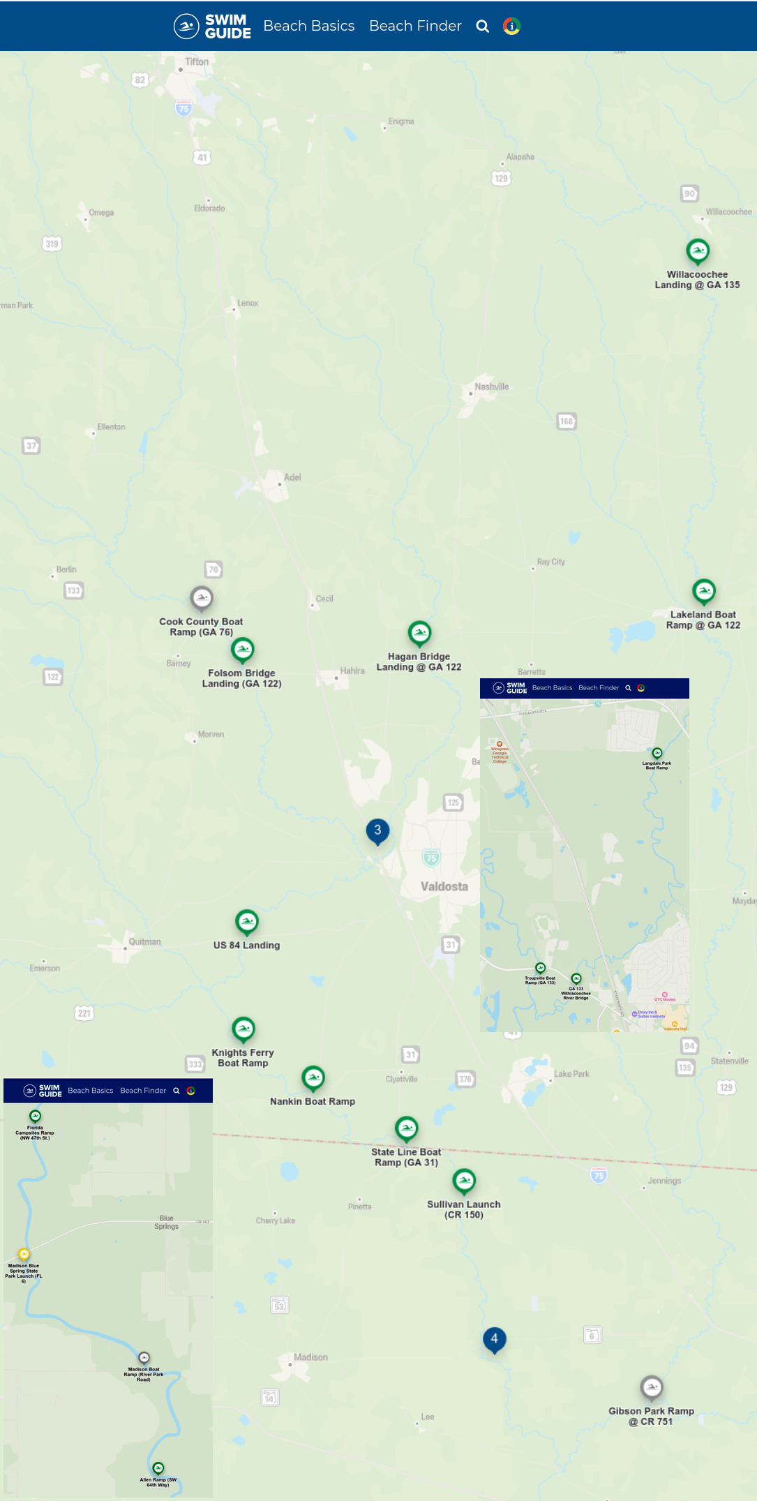 Map: Good Withlacoochee River quality 2022-08-25