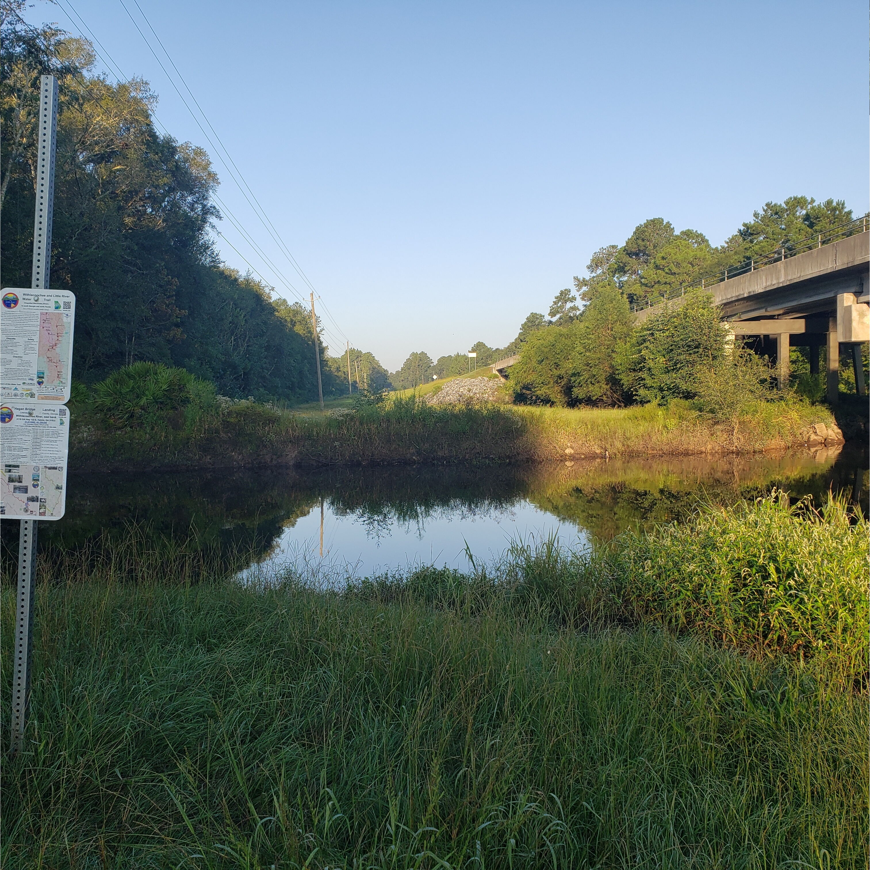 Hagan Bridge Landing, Withlacoochee River @ GA 122 2022-09-15