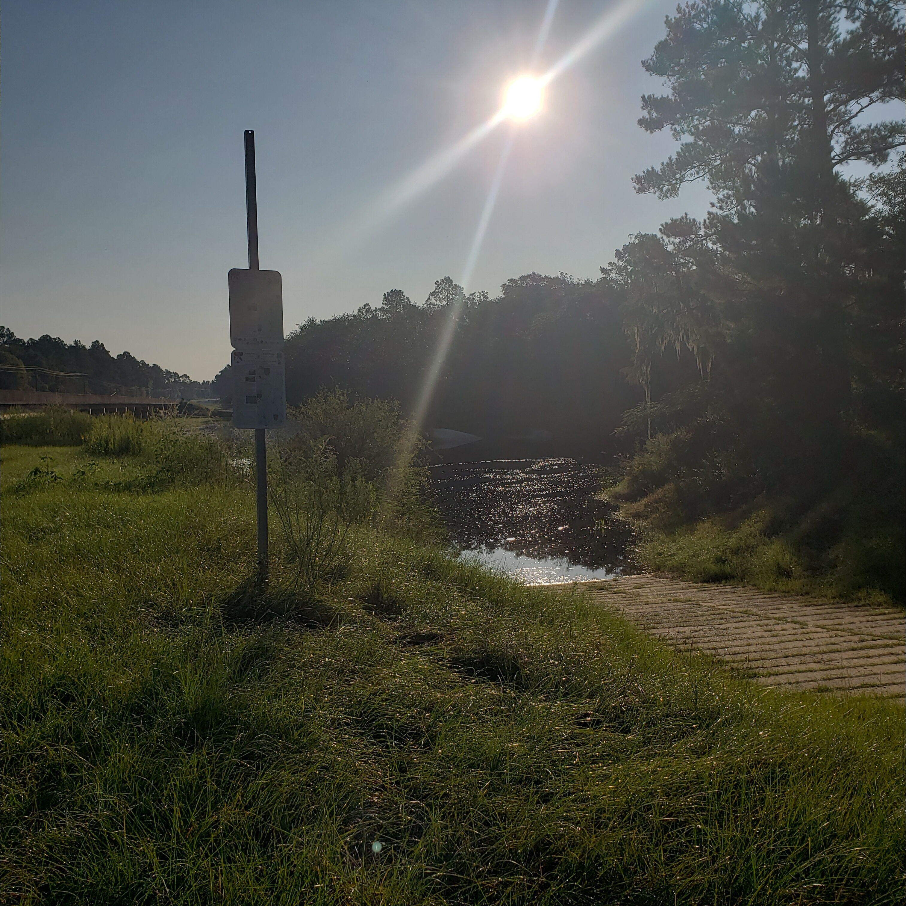 Lakeland Boat Ramp, Alapaha River @ GA 122 2022-09-15