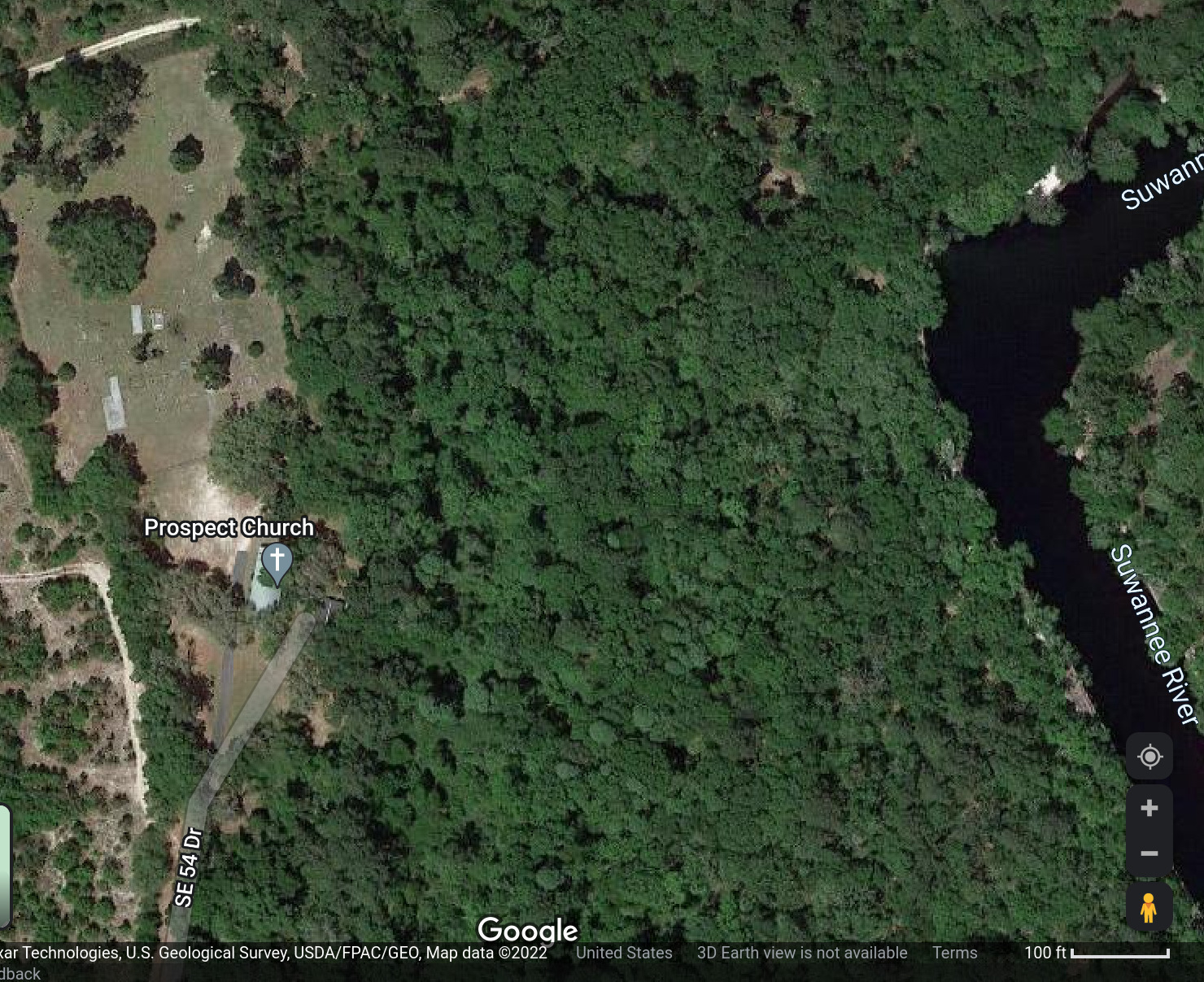 Prospect Primitive Baptist Church in googlemaps