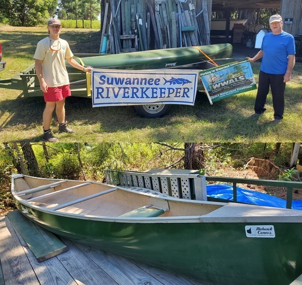 Donation and canoe: thanks, Mark Wisenbaker