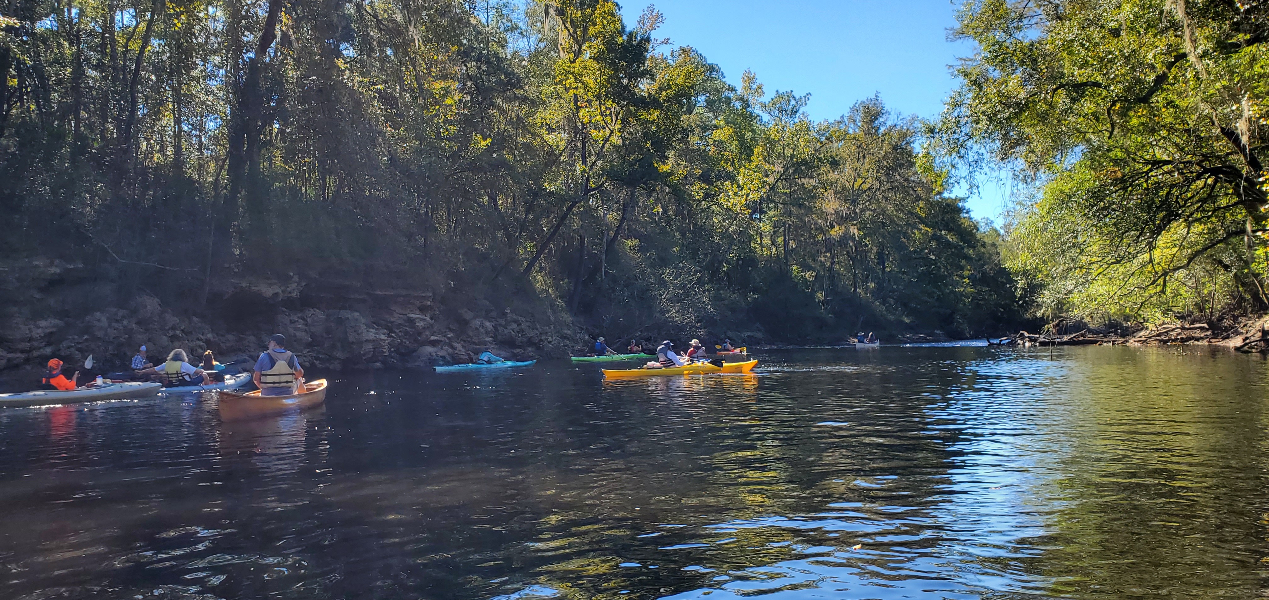 Happy paddlers, 10:39:04, 30.6007464, -83.0735682