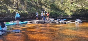 [Landing to look at the Dead River Confluence, 12:06:07, 30.5839818, -83.0510898]