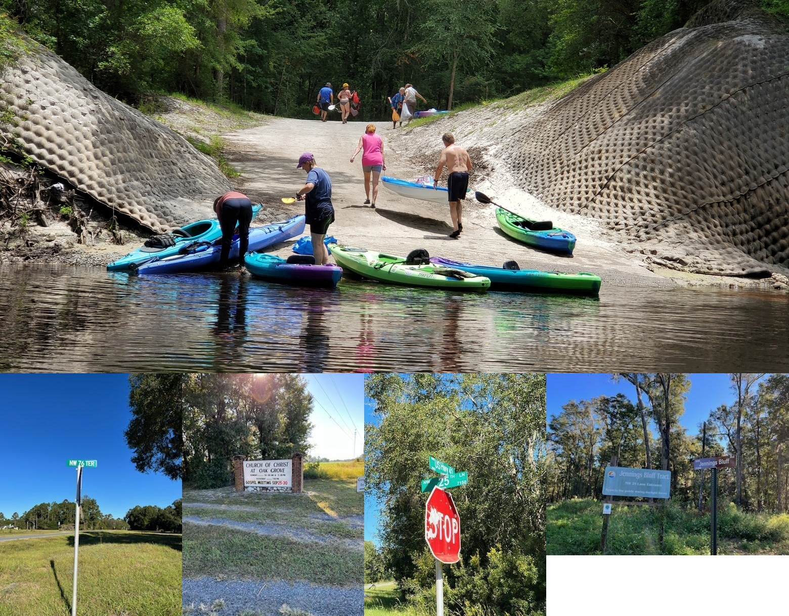 Signs to Alapaha River