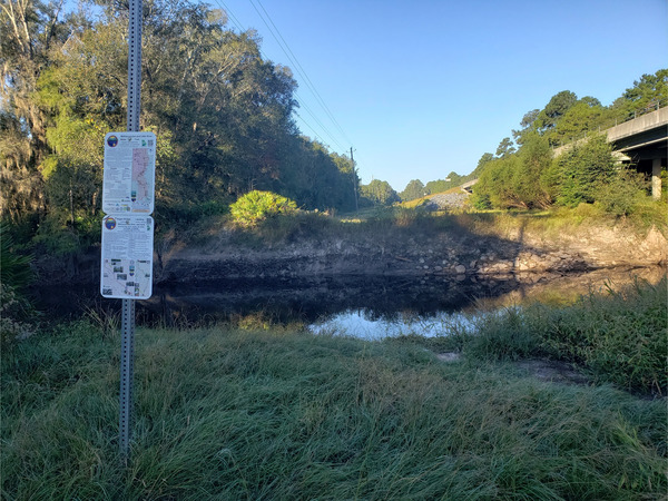 [Hagan Bridge Landing, Withlacoochee River @ GA 122 2022-10-06]