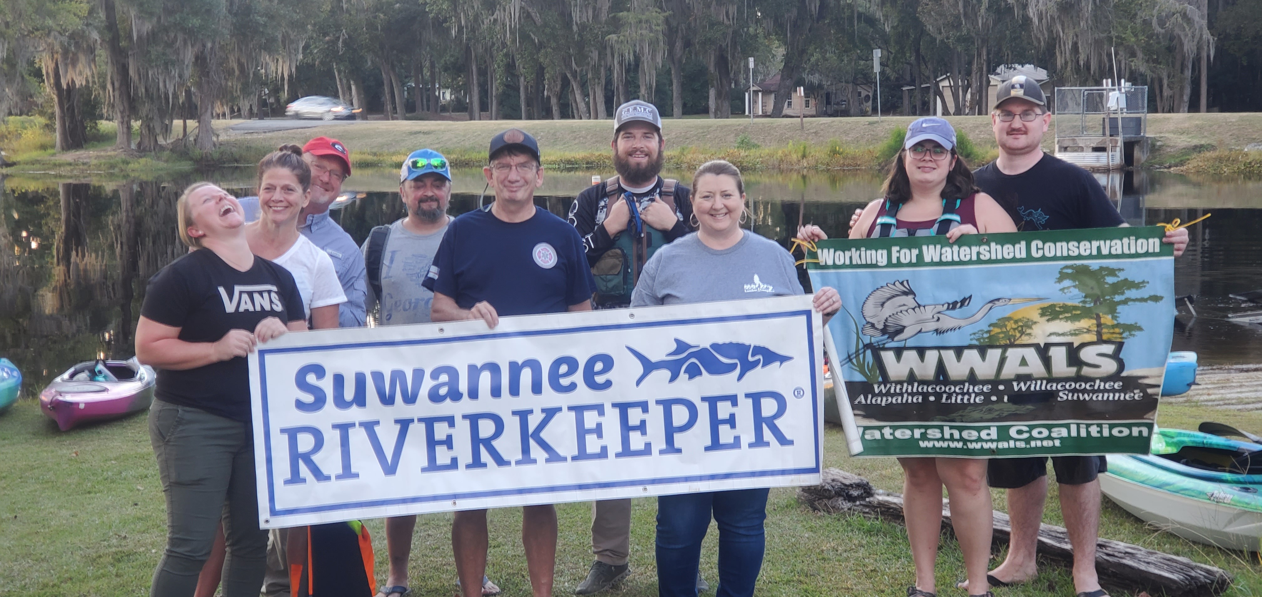 Banners at Banks Lake