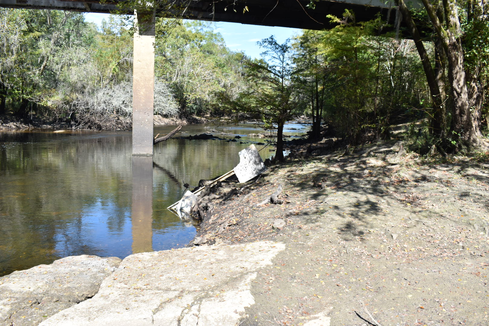 Nankin Boat Ramp Sign, Withlacoochee River @ Clyattville-Nankin Road 2022-10-13