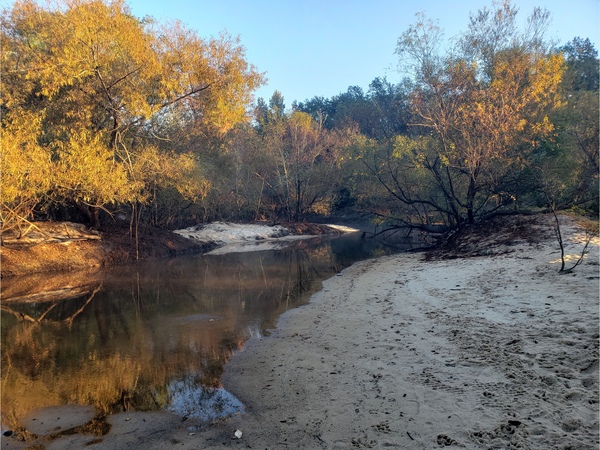 Upstream, Folsom Bridge Landing Bridge, Little River @ GA 122 2022-10-27