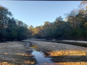 [Downstream, Folsom Bridge Landing Bridge, Little River @ GA 122 2022-10-27]