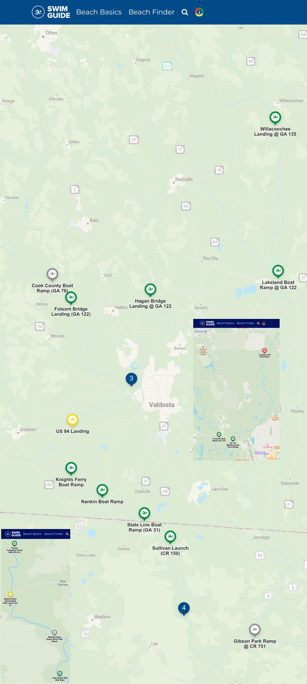 [Map: Creeks bad, rivers mostly OK water quality 2022-11-13]