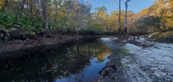 Upstream, Withlacoochee River, Langdale Park, 2022-11-13 16:10:24, 30.8875714, -83.3242222