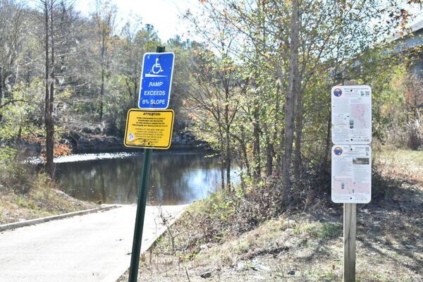 State Line Boat Ramp Sign, Withlacoochee River @ GA 31 2022-12-01