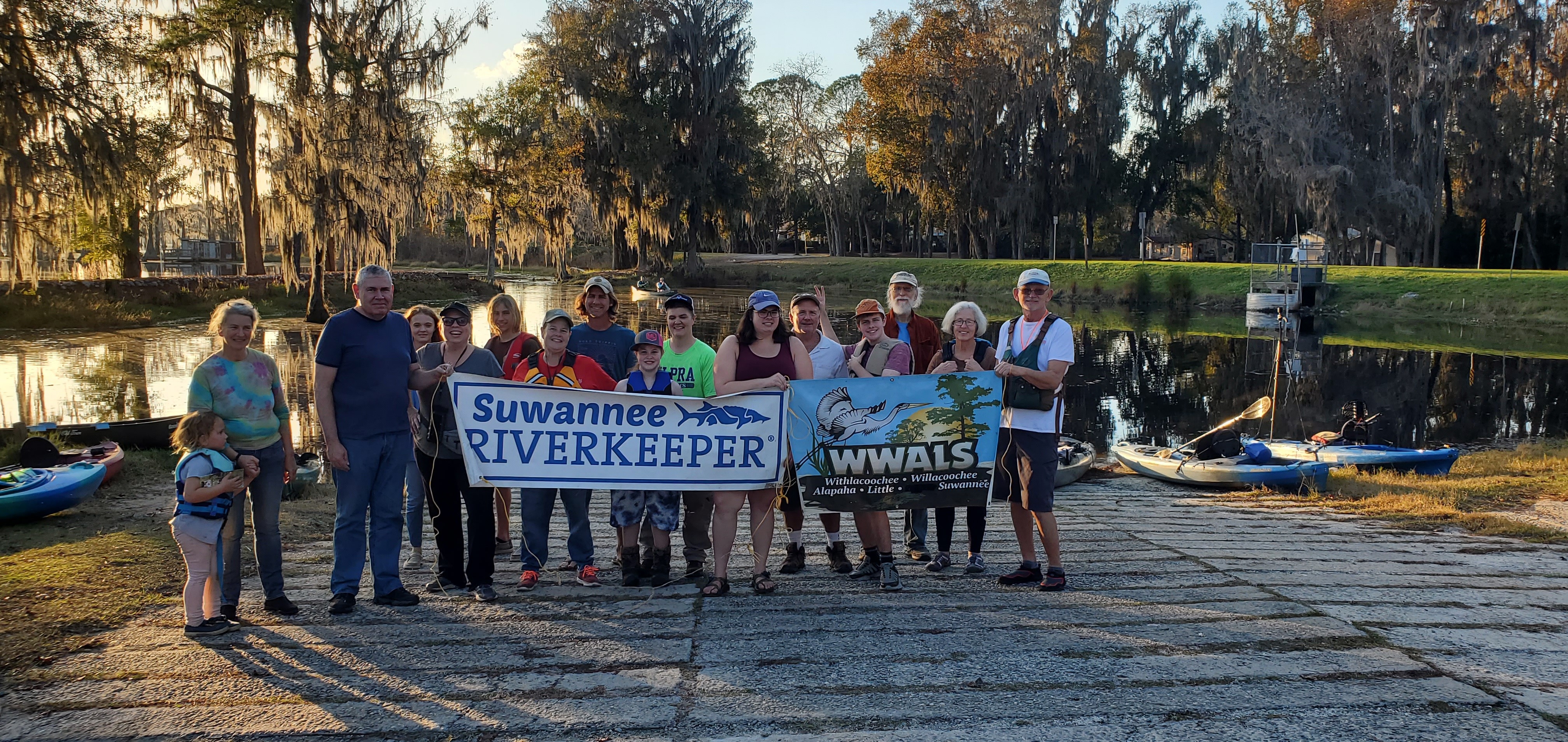 Banners at Banks Lake Boat Ramp