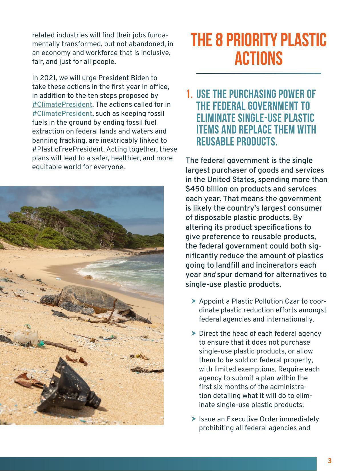 The 8 Priority Plastic Actions